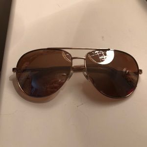 Fossil Aviator Reflective Sunglasses